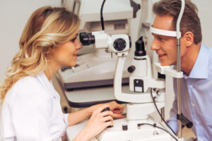 A eye exam